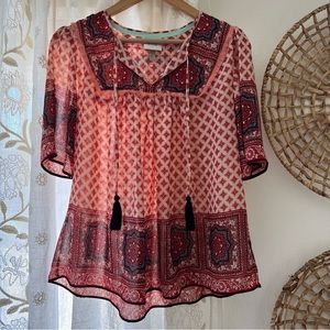 Peasant style blouse | size S